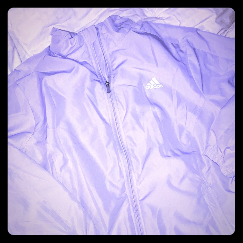 👟Lavender adidas track jacket 👟